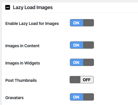 a3 Lazy Load WP Plugin