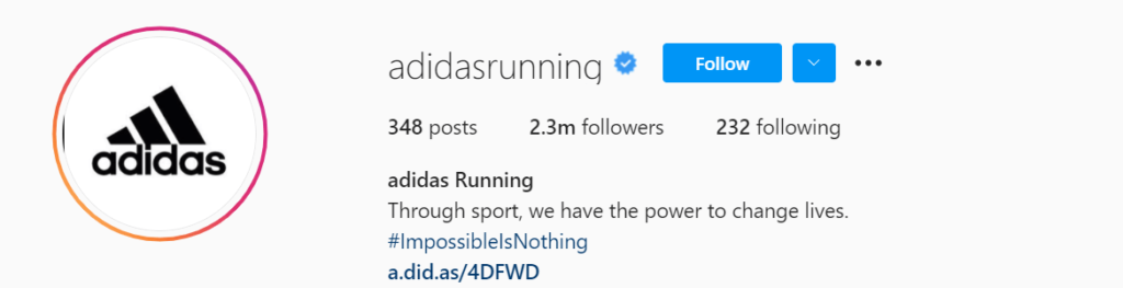 Adidas Instagram