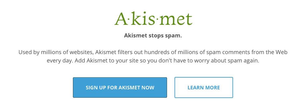 Akismet WordPress