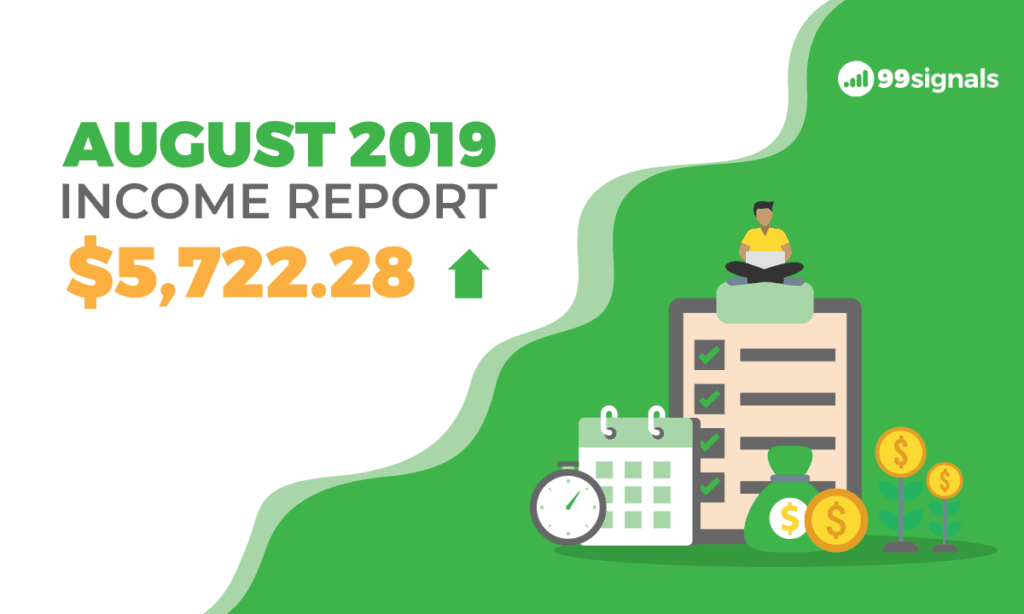 How I Made $5,722.28 in August 2019: Monthly Blog Income Report