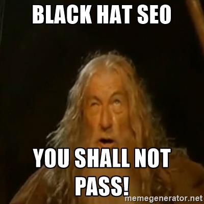 black hat seo - gandalf