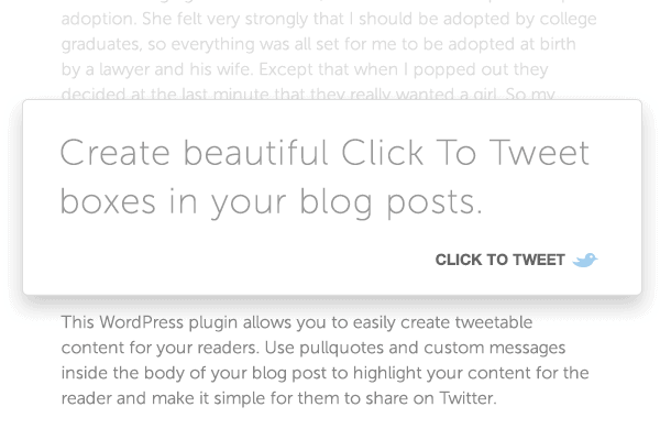 Click to Tweet WordPress Plugin - Essential WordPress Plugins