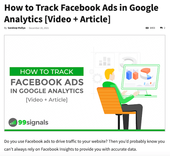 FB Ads GA Guide