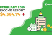 February 2019 Income Report - 99signals