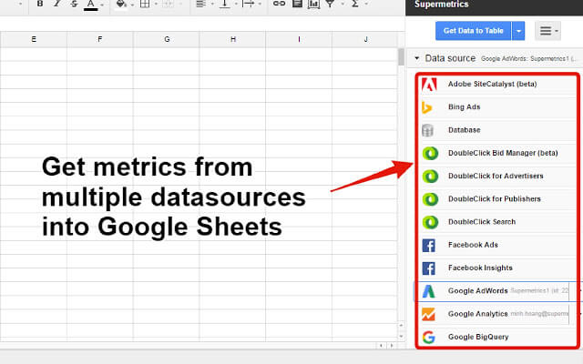 Flexible Sidebar - Supermetrics Review