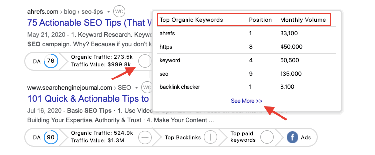 GrowthBar Review - Keyword Tracking