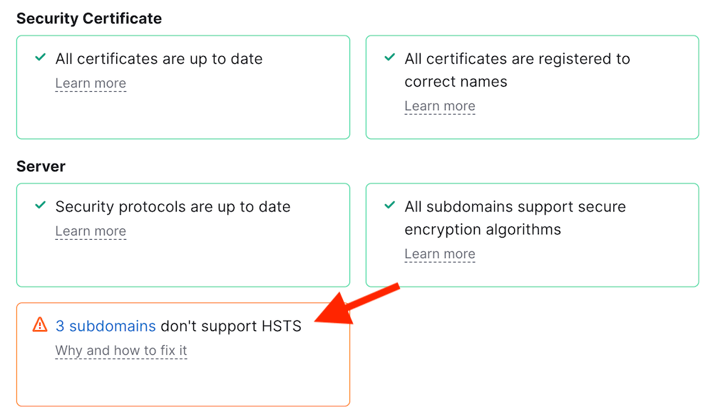 HTTPS Issues - Semrush