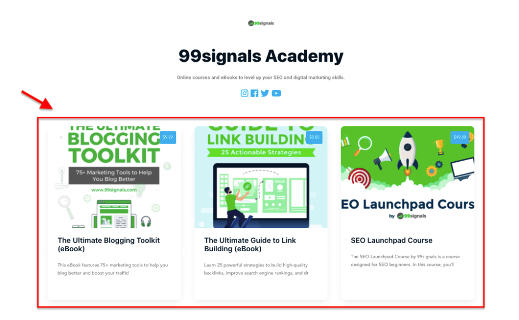 Hyax Online Store - 99signals Academy