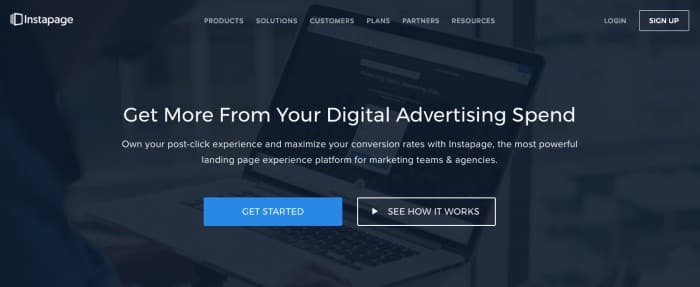 Instapage landing pages