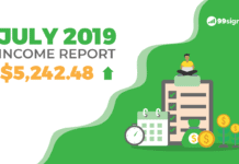 July 2019 Income Report - 99signals