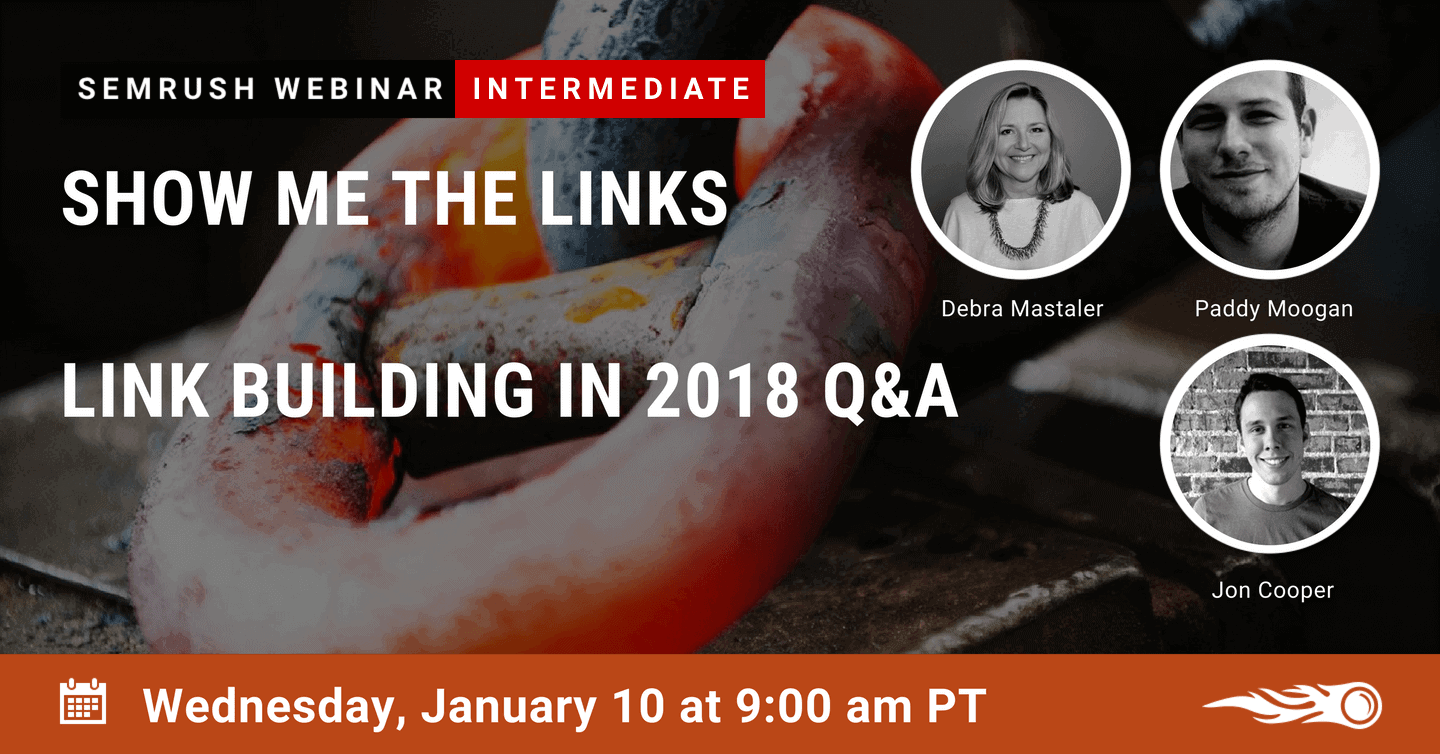 Link Building Webinar by SEMrush