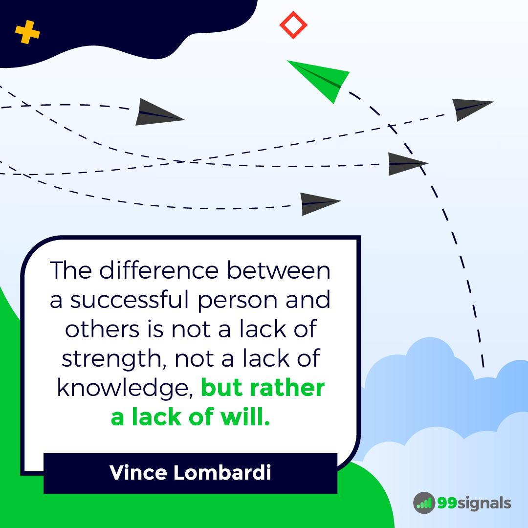 Vince Lombardi Quote - Inspirational Quotes for Entrepreneurs