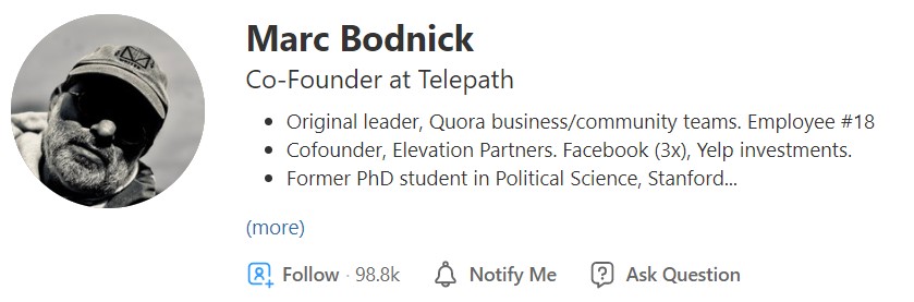 Mark Bodnick Quora