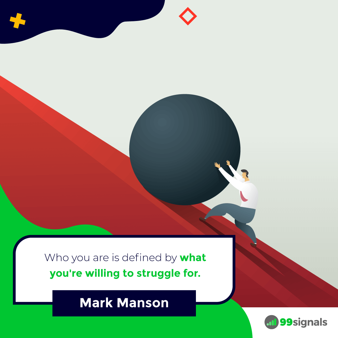 Mark Manson Quote - 99signals