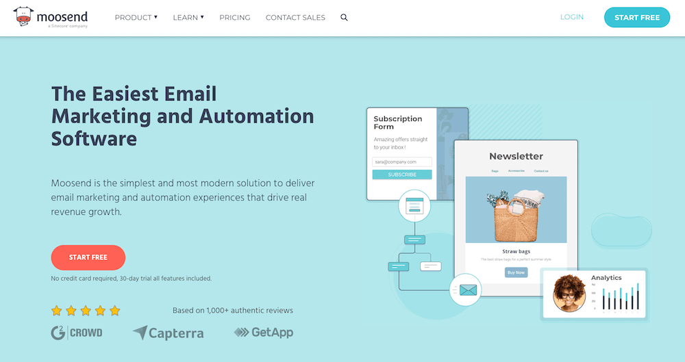 Moosend - Email Marketing Tool for Small Businesses