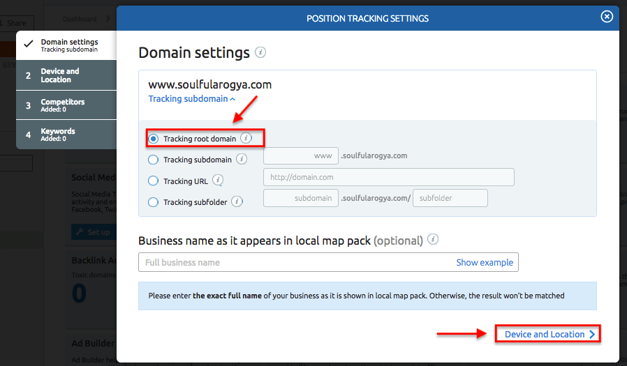 Position Tracking Tool - SEMrush