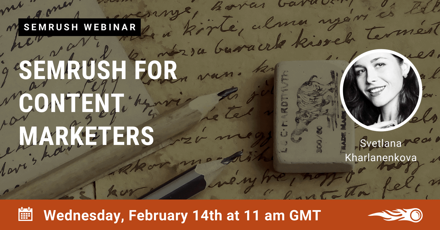 SEMrush Webinar Feb