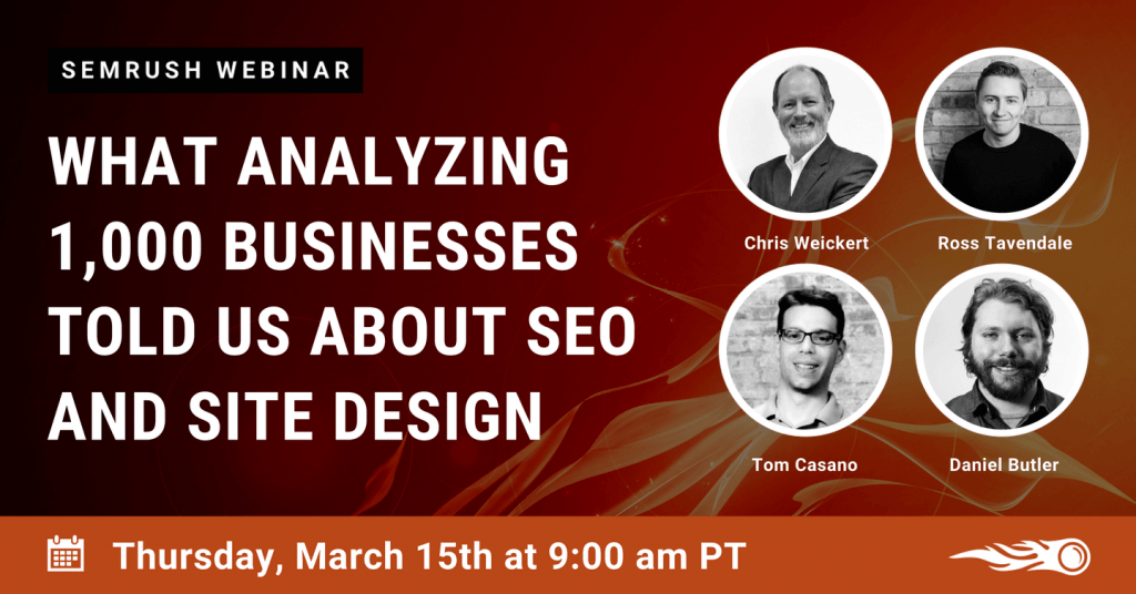 SEMrush Webinar March 2018