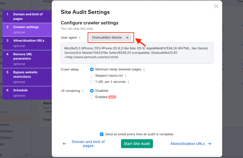 SiteAuditBot-Mobile-Semrush