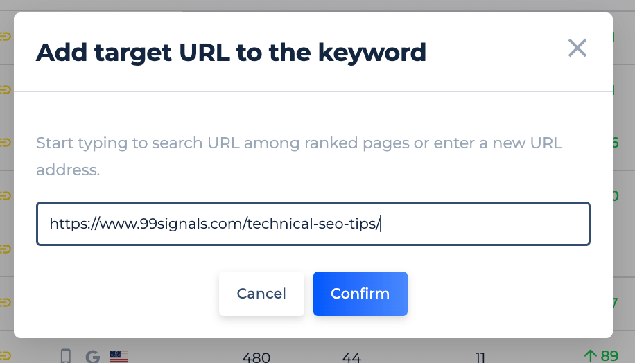 Sitechecker - Target URL