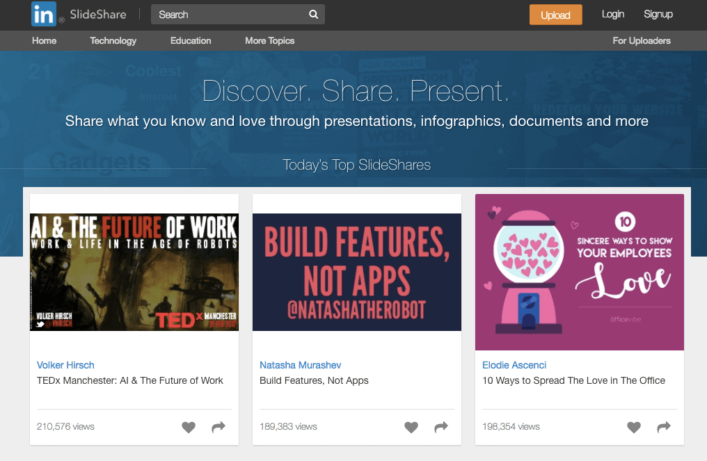 SlideShare - Recommended Resources for Bloggers