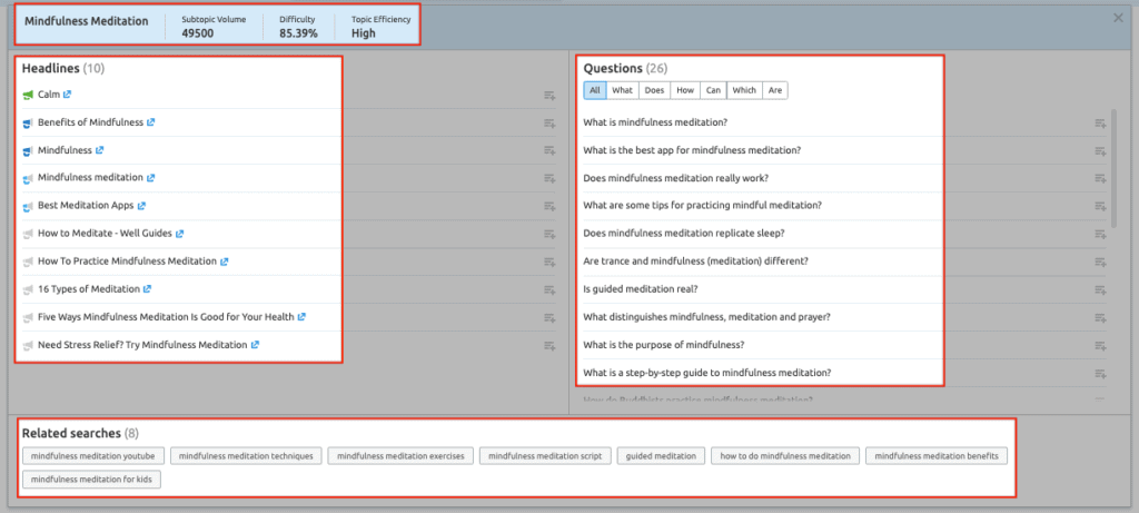 Topic Research - Content Ideas