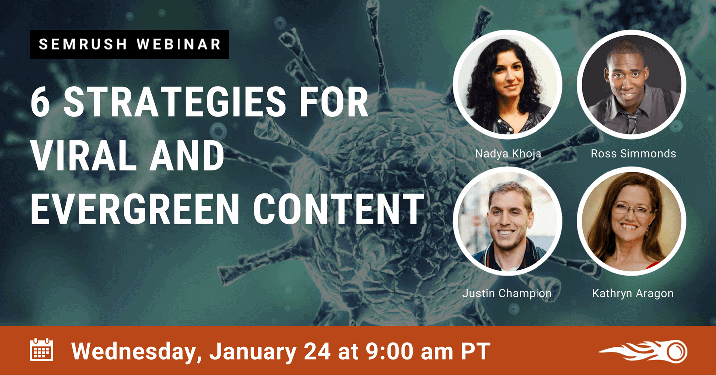 Evergreen Content Webinar by SEMrush